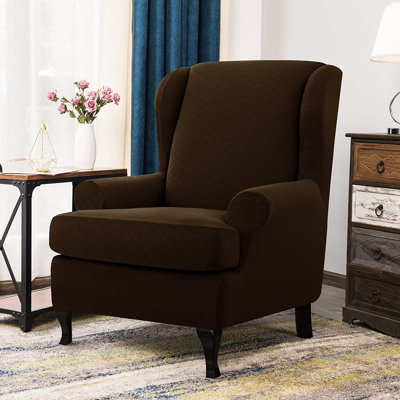 T-Cushion Wingback Slipcover