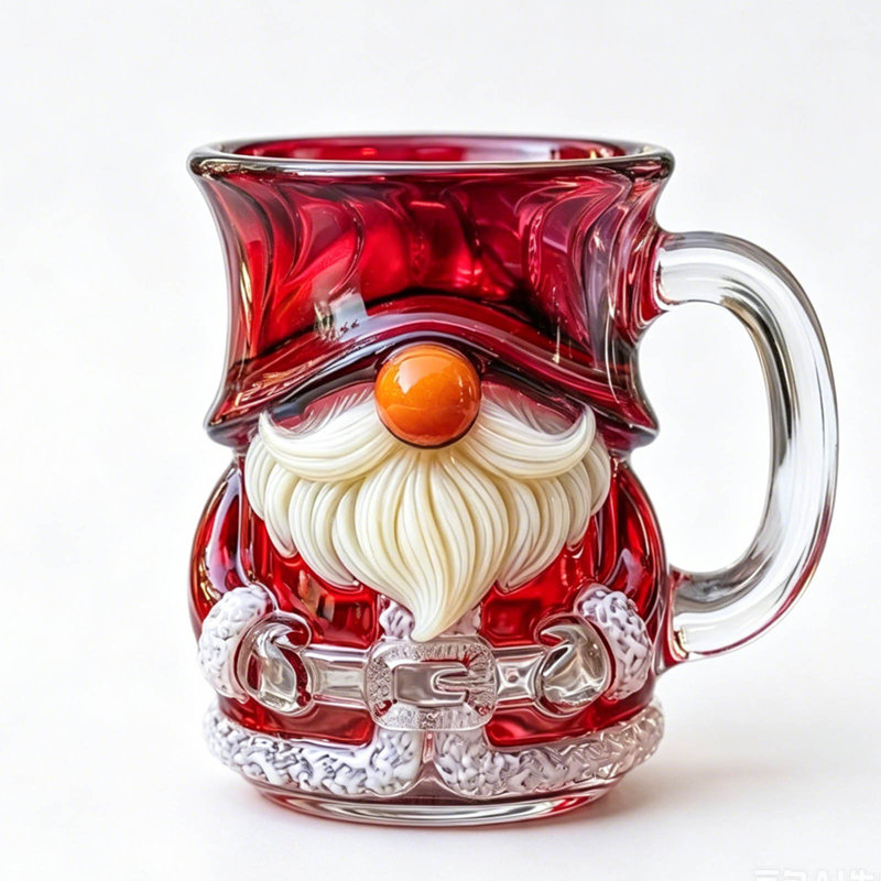 Grande tasse de Noël gnome Santa, Rouge