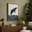 Breaching Whale Coastal - Wrapped Canvas-1135375243-1135375240