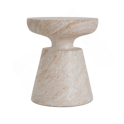Jacqueline Lightweight Concrete MGO Side Table