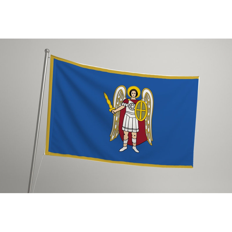 Drapeau de la ville de Kiev — Drapeau extérieur