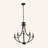6-light Dimmable Chandelier