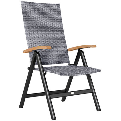 Foldable Outdoor Patio Dining Armchair
