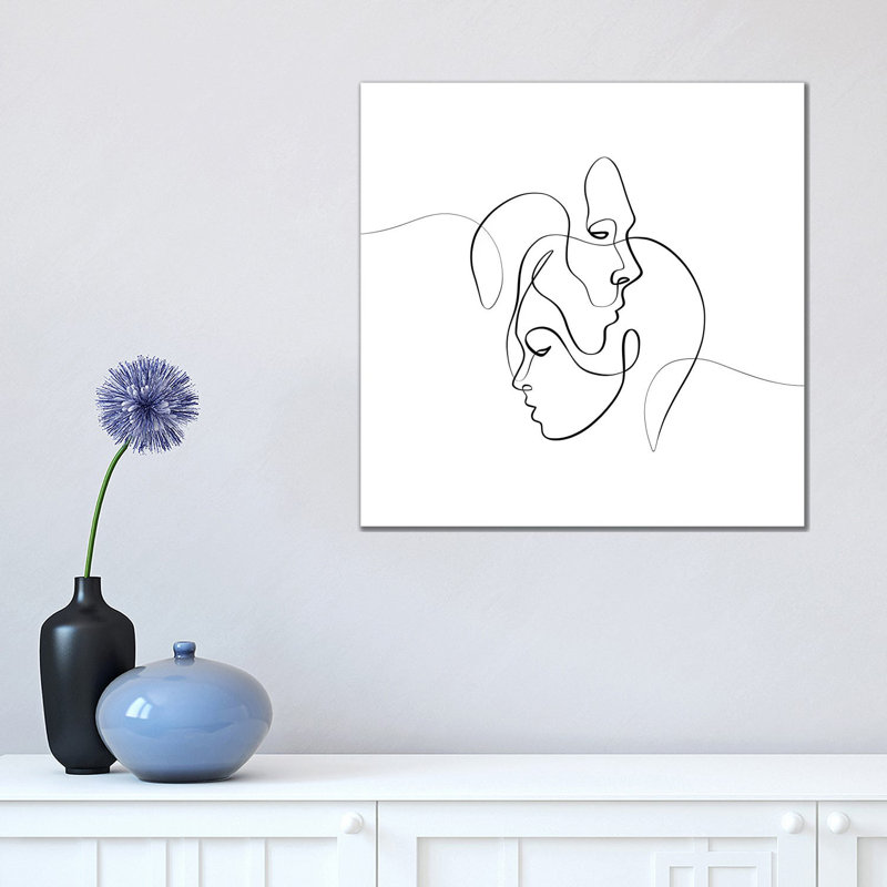 Closer 1 Piece Wrapped Canvas Wall Art, 45.72cm H x 45.72cm W x 1.90cm D