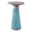 Glass and Wood Accent Table with Tapered Base and Modern Design