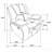Red Upholstered Glider Recliner Chair