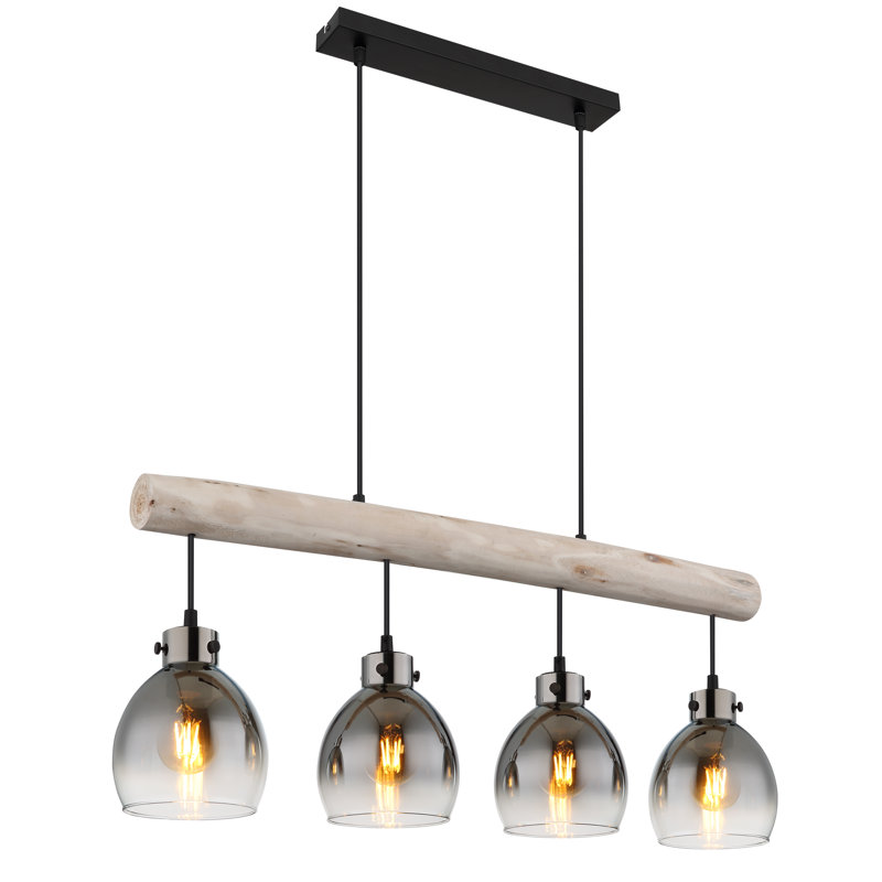 Almetia 4 - Light Matte Black Pendant