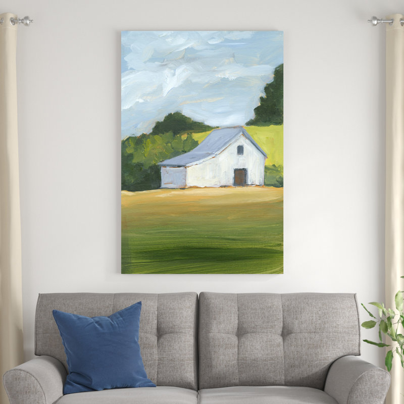 Paysage champêtre I, H 48 po x l 32 po x P 1 po