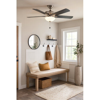 Metro Illuminated 52-in Ceiling Fan - Bulbs Included