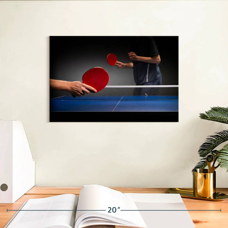 Sireci Table Tennis Match, 8" H x 12" W