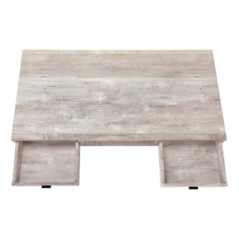 Cowarts Computer Desk, Home Office, Laptop, Storage Drawers, 48"L, Work, Metal, Laminate, Taupe