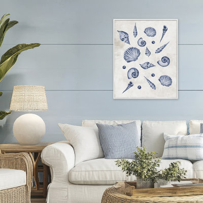 Giclée encadrée à motif de coquillages variés, conception de Jacob Q
