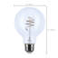 DEL de 6 watts Deena - réminiscence - filament à fil gris Flex - G25 - base moyenne - 2700K CCT - transparent - 120 volts