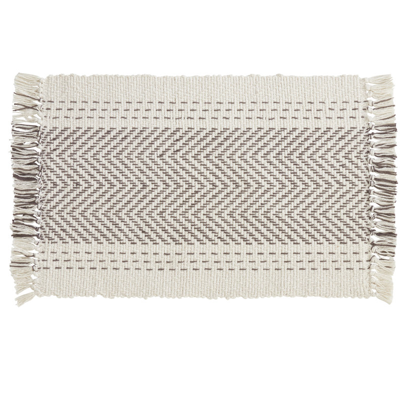 Napperon en coton 19 po Schantz, Gris
