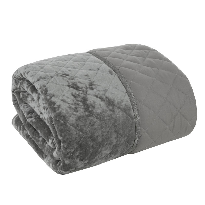 Primeaux Bedspread, Silver