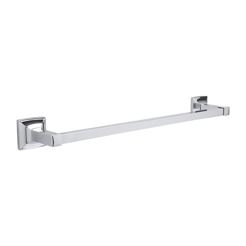 Barre à serviettes Studio Collection - chrome 20 1/8 po x 2 1/8 po - Accessoire de salle de bain transitionnel, Chrome chrome