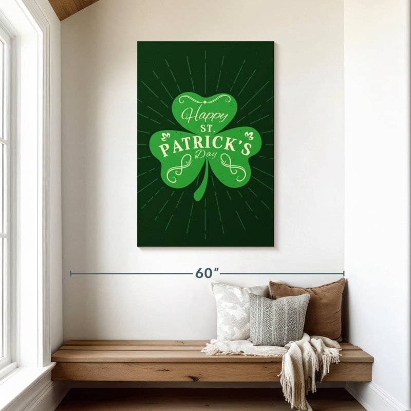 Lelend Happy St. Patrick's Day, H 45 po x l 30 po