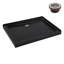 Base de douche en acrylique noir brillant avec drain à droite 48 po x 36 po Streamline NT-2132-48BL-RH, bonde incluse-124455828
