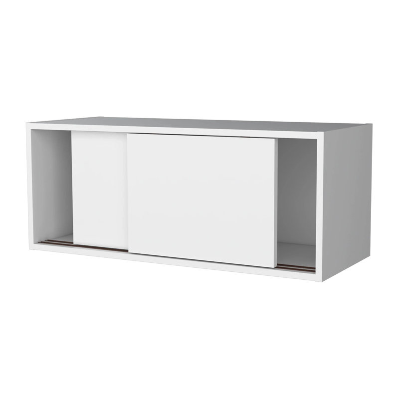 White Sliding Door Cabinet For Office & Study - Optimize Space And Organization In Limited Spaces Modern Style With Appearance