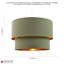 Cotton Drum Pendant Shade ( Screw On )-1060243436-1060243424