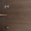 Meuble-lavabo moderne 30 po avec lavabo, finition brun antique