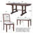 6 - Piece Extendable Dining Set-1700525359