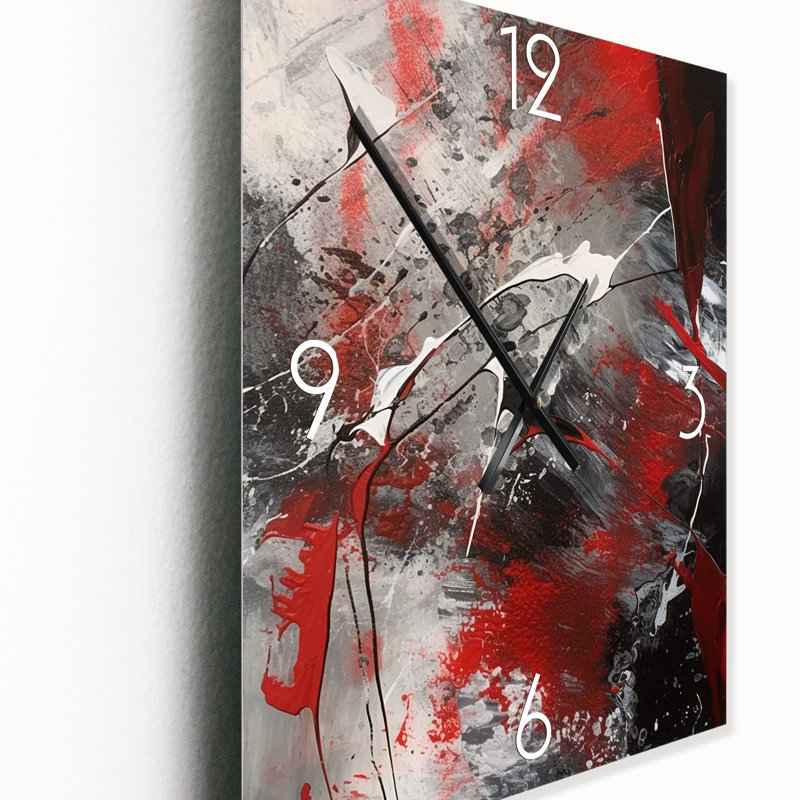 Après-midi Jazz II - Horloge murale, H 32 po x l 16 po x P 1 po