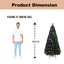 Lighted Artificial Christmas Tree-2081268503
