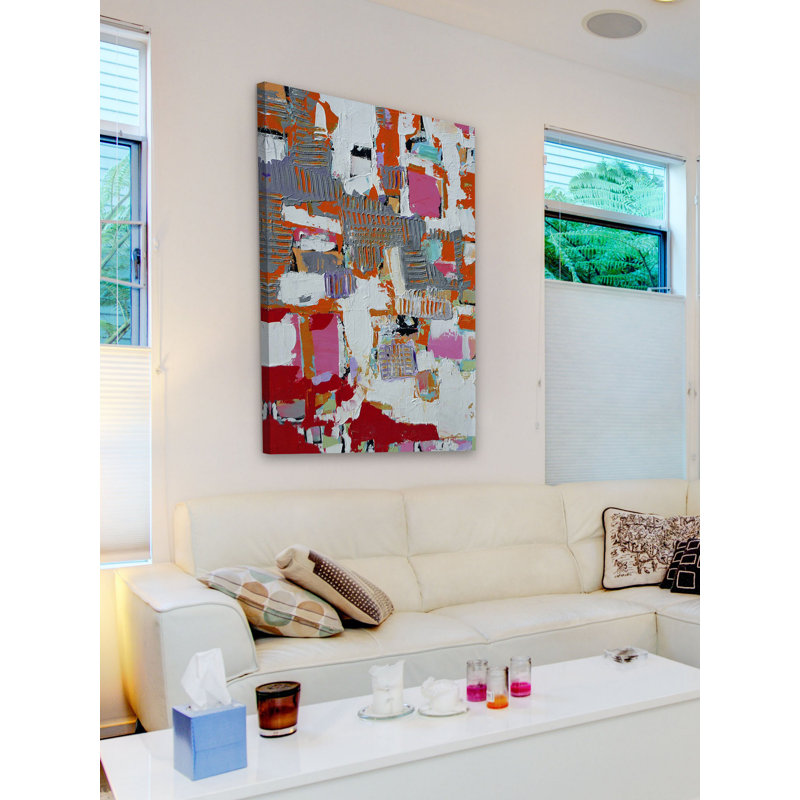 " Encrypted " by Michelle Rivera, 60" H x 40" W x 1.5" D