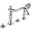 Garniture de robinet de baignoire romaine avec inverseur Cassidy ™