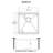 Ruvati Workstation Ledge Undermount 16 Gauge Stainless Steel Kitchen Sink Single Bowl-101378003