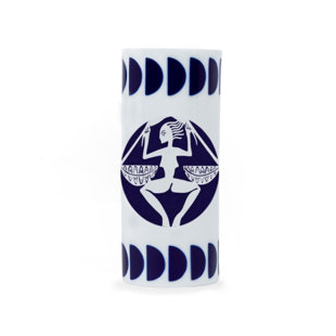Porte-stylo en porcelaine Zodiac