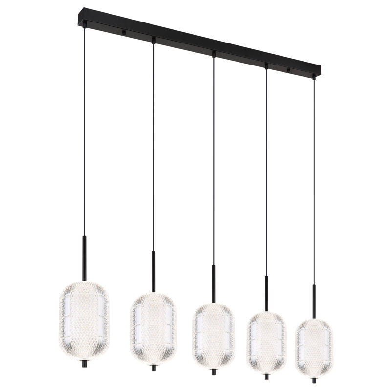 Cordelle 1 - Light Matte Black LED Pendant