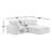 Tila L-Shaped Modular Polyester Sectional-849344225