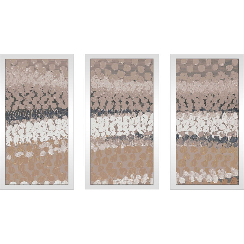 «Modern Harvest Abstract I», reproduction de peinture à l'acrylique à multiples images, L 40,5 po x H 25,5 po x P 1 po