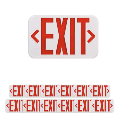 Thermoplastic LED Double Sided Exit Sign