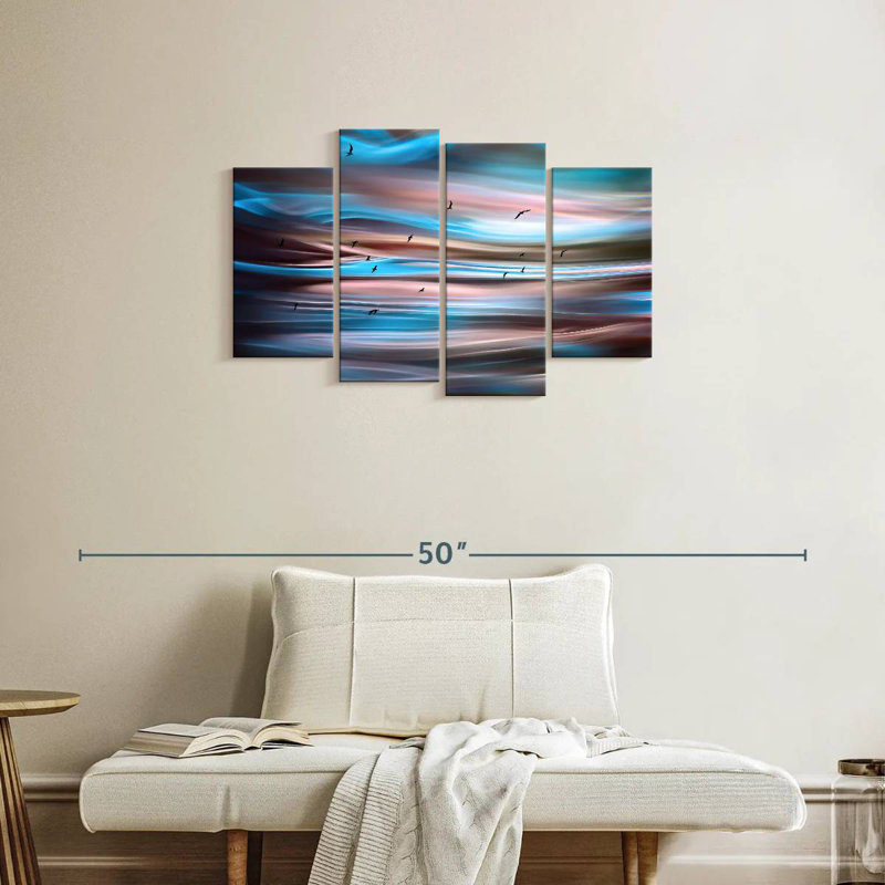 Sunset Birds I, 22" H x 36" W