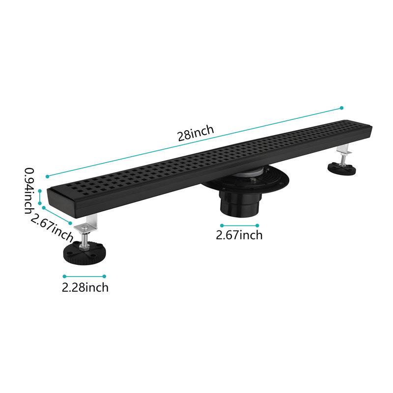Linear Grid Shower Drain