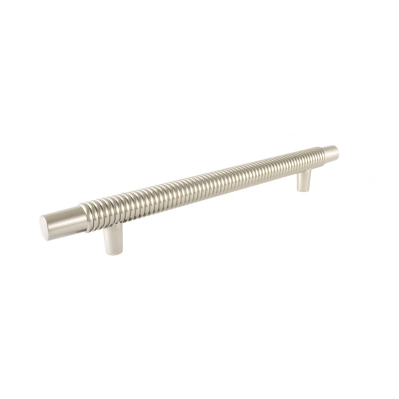 Stacked 8 1/2" Center to Center Bar Pull, Satin Nickel