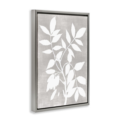 Minimal Foliage Impression Floating Frame, design by Stellar Design Studio