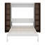 Lit escamotable mural Murphy avec portes de rangement-1224921470
