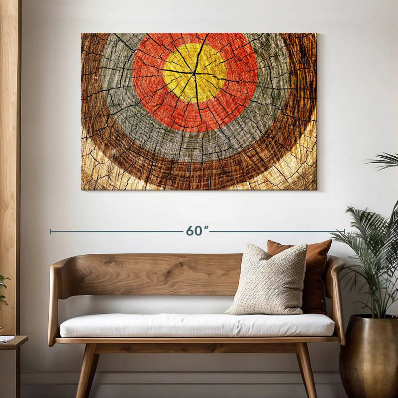 Senne Wooden Dart Board, 32" H x 48" W