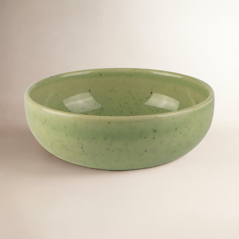 Larea 11 oz. Bol à dessert en grès, Vert