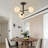 Dymphia 3-light Dimmable Semi Flush Mount