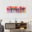 «Flowers Paint Drip» sur toile-1319065754
