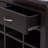 Entryway Bench with 3 Drawers in Dark Brown Faux Leather, 19.88'' H X 41.61'' W X 15.4'' D