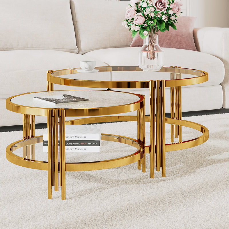 Ensemble de tables basses 2 pièces Modern