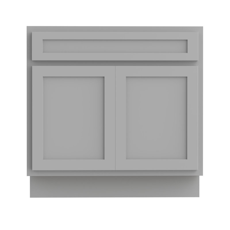 Gray Birchwood 30'' Single Freestanding Bathroom Vanity