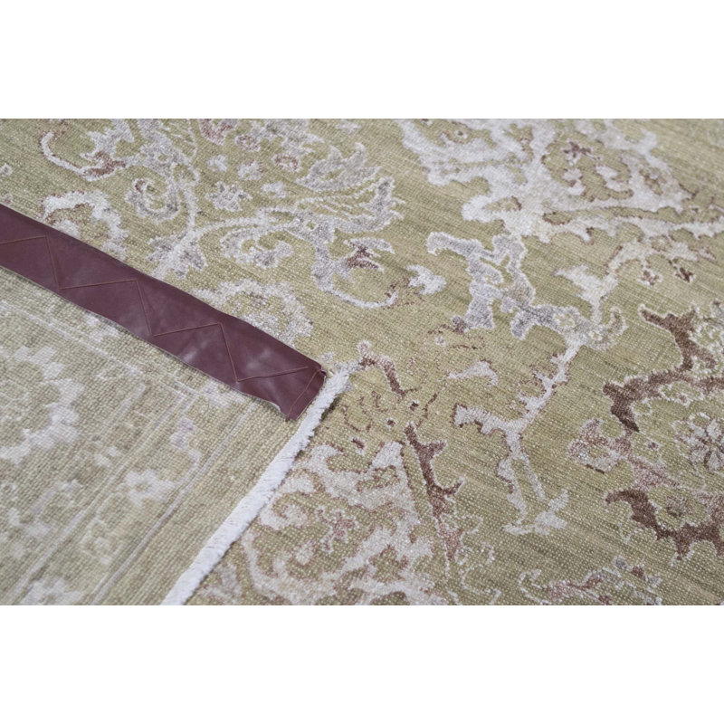 Tapis chameau noué à la main de haute qualité