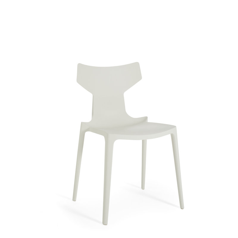 Re-Chair Outdoor Dining Side Chair, White